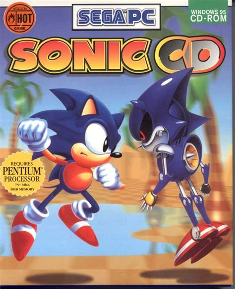 Sonic CD (1993) box cover art - MobyGames