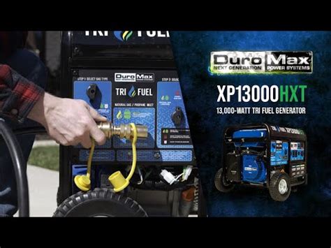 DuroMax XP13000HXT - 13000 Watt Tri Fuel Portable Generator ...