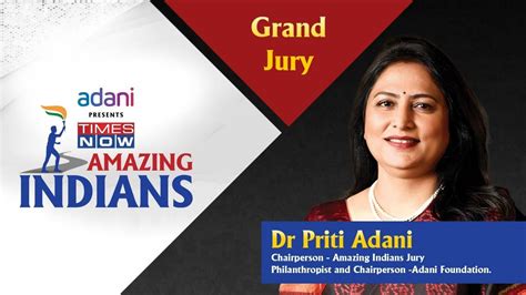 Adani Group Chairperson Dr. Priti Adani On Being A Jury Member Of ...