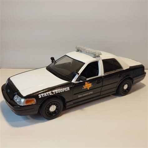 Texas Highway Patrol State Trooper Police Model Car Diecast 2008 Ford ...