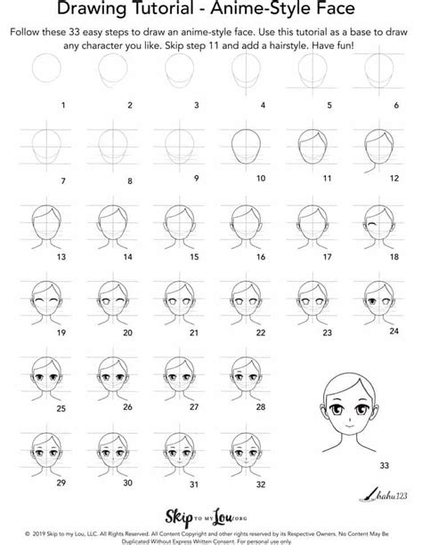 How To Draw Anime Characters Step By Step Easy