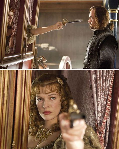 The Three Musketeers: Milla Jovovich as Milady de Winter and Matthew Macfadyen as Athos. | Milla ...