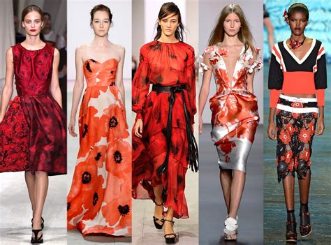 Red Florals from Biggest Trends at New York Fashion Week Spring 2016 ...