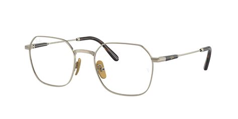 Ray-ban Jim Titanium RX8794 Gold 1246 Eyeglasses for Men, Women