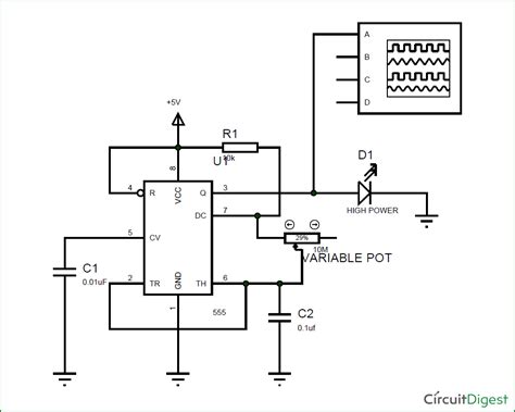 LED Strobe Light Circuit Diagram