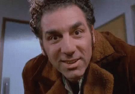 Kramer Shock - Seinfeld GIF - Seinfeld Kramer - Discover & Share GIFs