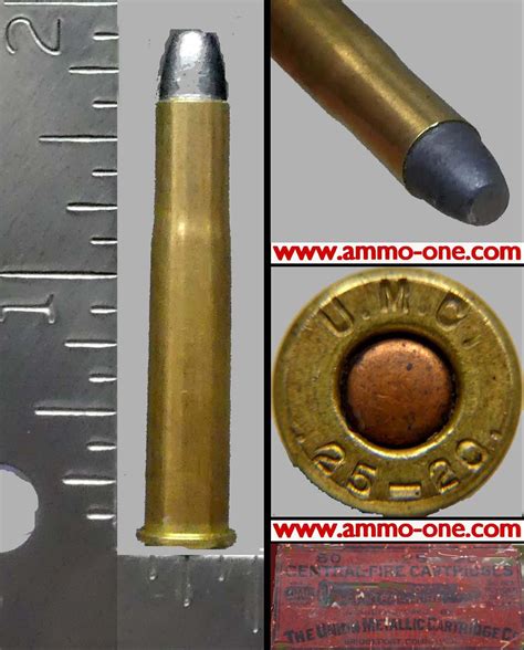 .25-20 SINGLE SHOT by U.M.C., 1 Cartridge not a Box, No Returns - Ammo-One1