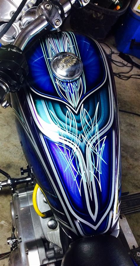 Custom paint, pinstriping, metal flake | Custom paint motorcycle ...