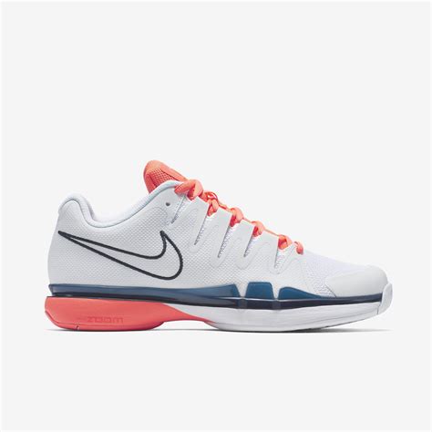 Nike Womens Zoom Vapor 9.5 Tennis Shoes - White/Navy/Bright Mango ...