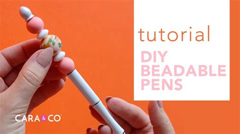 Tutorial - DIY Beadable Pens - YouTube