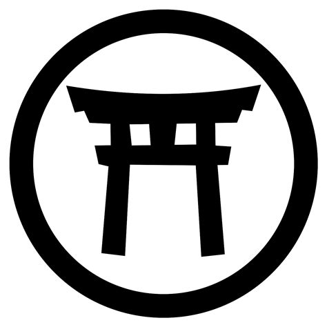 Japanese gate Symbol | Public domain vectors