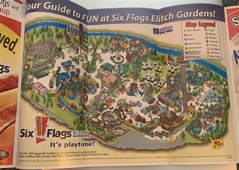 Elitch Gardens Map | Fasci Garden