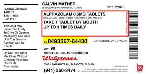 Prescription Label Template Microsoft Word | printable label templates