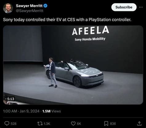 Sony Just Introduced A Car That Was Driven With A PS5 Controller, And ...