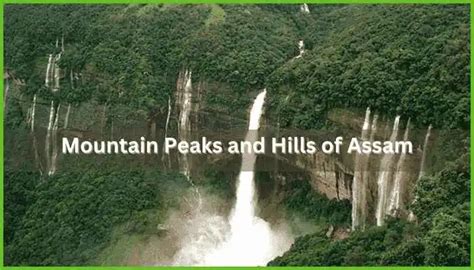 List Of Mountain Peaks And Hills Of Assam