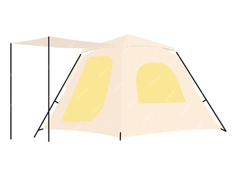 Premium Vector | Camping tent vector illustration isolated outdoor ...