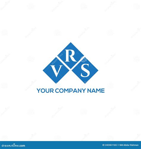 VRS Letter Logo Design on White Background. VRS Creative Initials ...