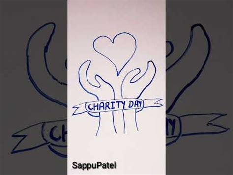 International Day Of Charity Drawing || Charity Drawing || How to draw ...