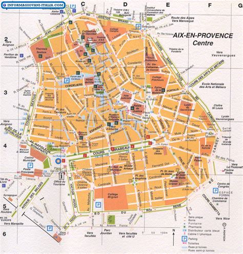 Carte aix en Provence - Plan de Aix en Provence | Aix en provence, Provenza, Viaggi