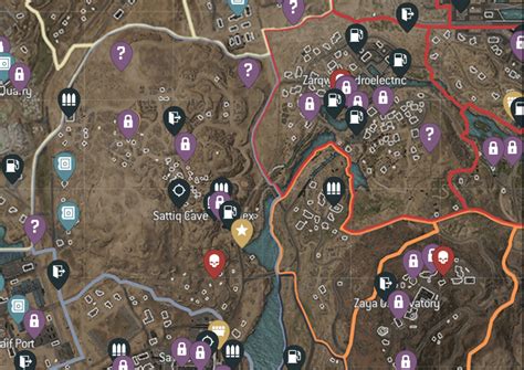 DMZ AL MAZRAH INTERACTIVE MAP - ALL LOCATIONS (SPAWN, POI, MISSION AND ...