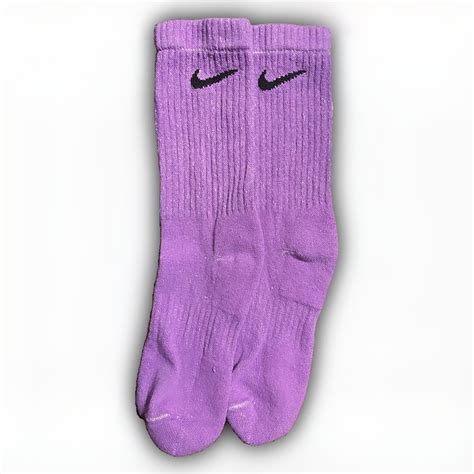 Nike Hand Dyed Socks / 1 Pair / Purple / Made to Order / - Etsy