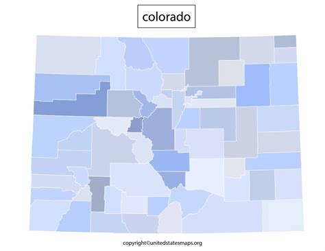 Colorado Political Map | Political Map of Colorado