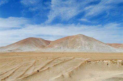 White Sand Dunes in Atacama Stock Image - Image of geology, beauty ...