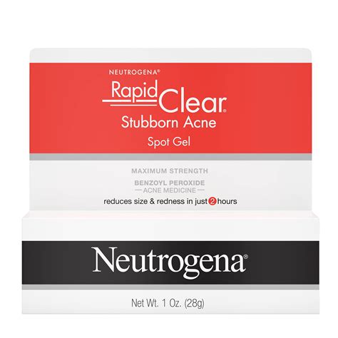 Buy NeutrogenaRapid Clear Stubborn Acne Spot Gel with Maximum Strength ...