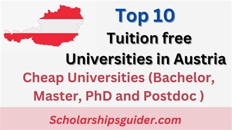 10 Tuition free Universities in Austria 2023