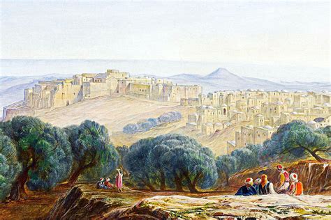 Edward Lear Bethlehem Painting Painting by Munir Alawi