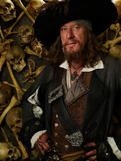 Geoffrey Rush as Captain Barbossa from Pirates of the Caribbean: At ...