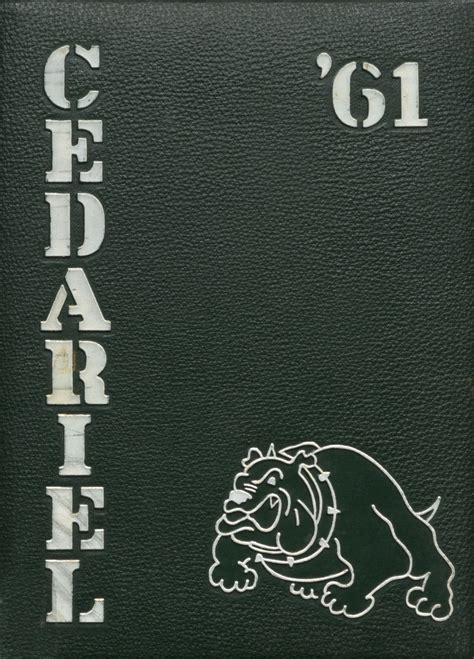 1961 yearbook from Cedarburg High School from Cedarburg, Wisconsin for sale