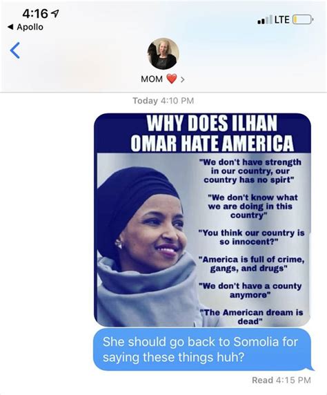 Mom Falls For ‘Ilhan Omar Meme’ That Her Child Sent, And People Are ...