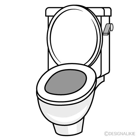 Toilet Bowl Clip Art Free PNG Image｜Illustoon