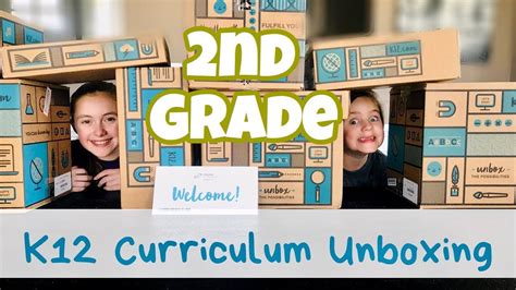 K12 Online Public School Unboxing 2nd Grade Curriculum | Online School Routines 2020 - YouTube