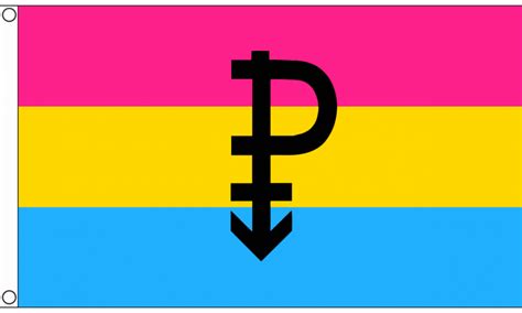 Pansexual Symbol Flag (Medium) - MrFlag