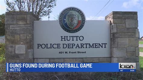 3 arrested after Hutto ISD police find guns in vehicle during football ...