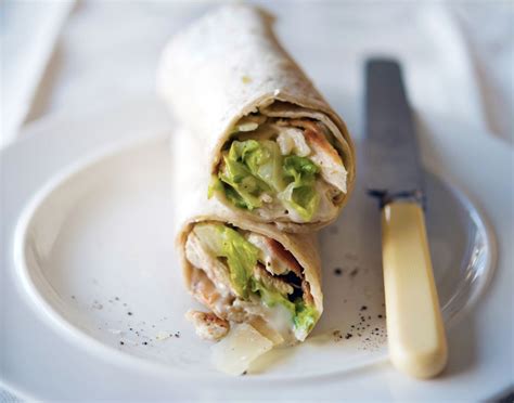 Classic Grilled Chicken Caesar Salad Wraps Recipe