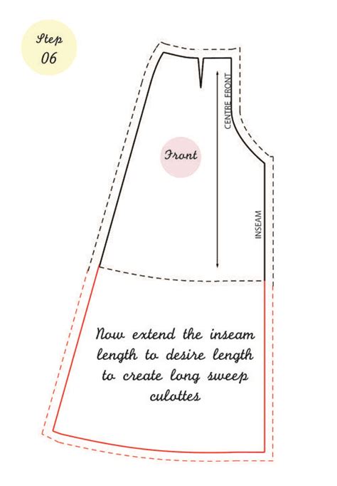 how to draft culottes from an A line skirt | Pants pattern free, Palazzo pants pattern, Sewing ...