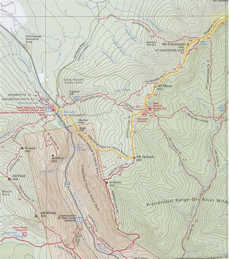 Presidential Traverse- map 3 | Our intended route for this h… | Flickr