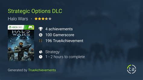 Strategic Options achievements in Halo Wars