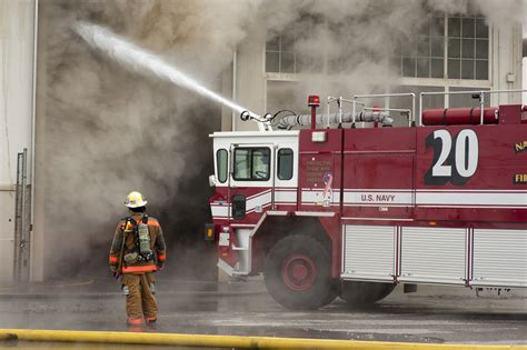 File:US Navy 110127-N-5319A-012 Firefighters work to put out a warehouse fire at Naval Station ...