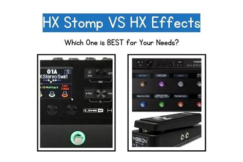 Line 6 HX Stomp vs. HX Effects (IN-DEPTH Comparison + Pros & Cons)