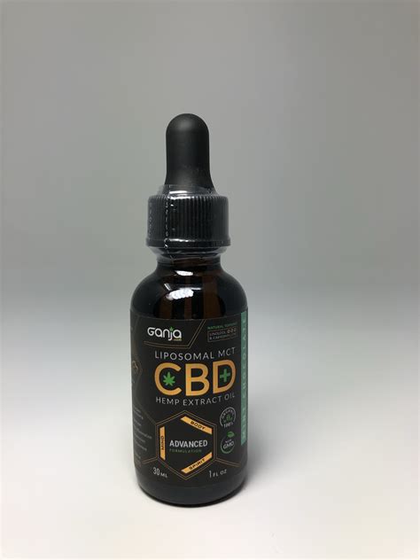 CBD Cannabis sativa L. Extract Oil [ADVANCED Formulation] 30ml Full Spectrum 1500mg - CBD.ganja.com