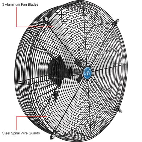 Continental Dynamics® 24" Direct Drive Exhaust Fan, 1 Speed, 7000 CFM ...