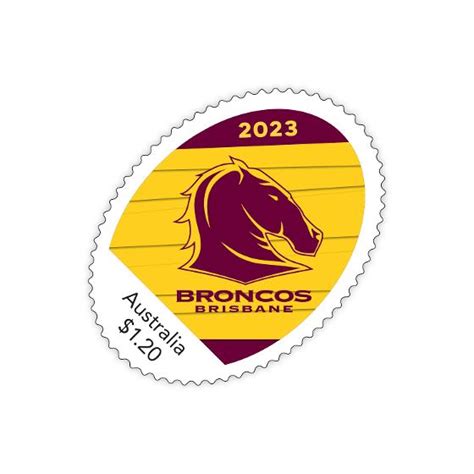 NRL 2023 Brisbane Broncos Stamp Pack - NRL