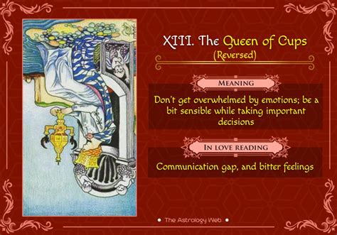 The Queen of Cups Tarot: Meaning and Readings | The Astrology Web