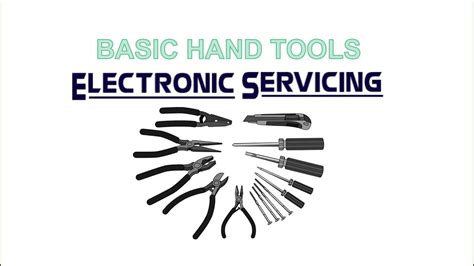 BASIC HAND TOOLS IN ELECTRONICS | Sir. Josh - Video Lesson - YouTube