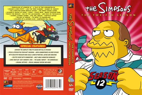 The Simpsons Season 12 - TV DVD Scanned Covers - Simpsons Season 12 :: DVD Covers