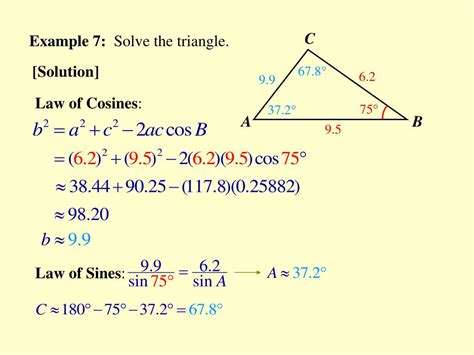 PPT - 9.4 The Law of Cosines PowerPoint Presentation, free download - ID:829461